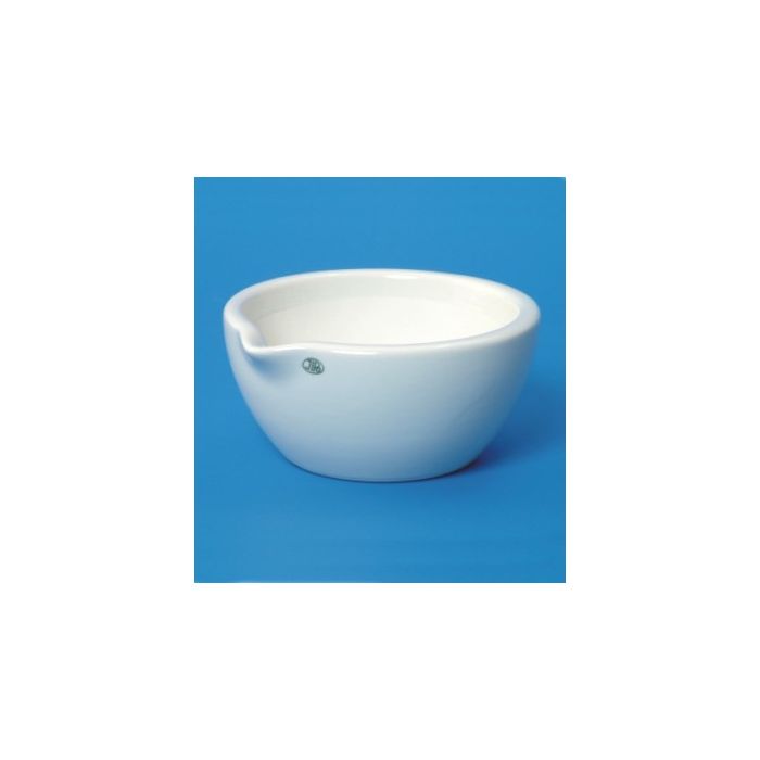 Moździerze porcelanowe, szorstkie z wylewem