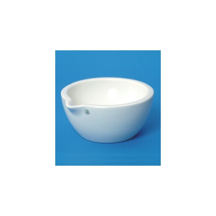 Moździerze porcelanowe, gładkie z wylewem