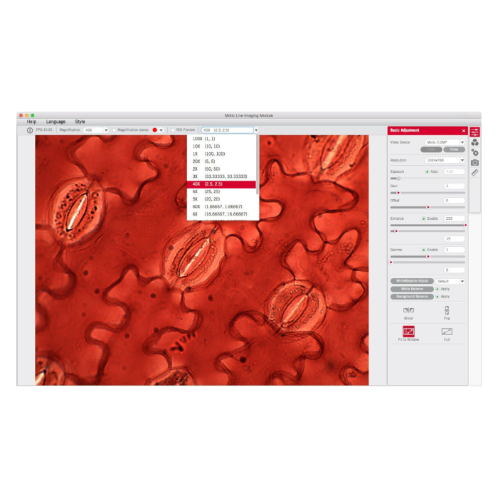 Motic Images Plus 3.0