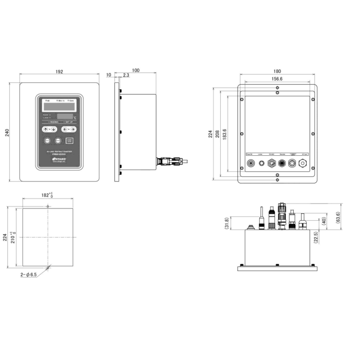 Refraktometr przemysłowy PRM-100a-DX