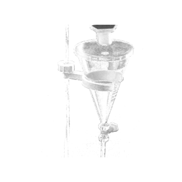 Rozdzielacz stożkowy z PMP 500ml