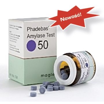 Testy amylazy i diastazy Phadebas®