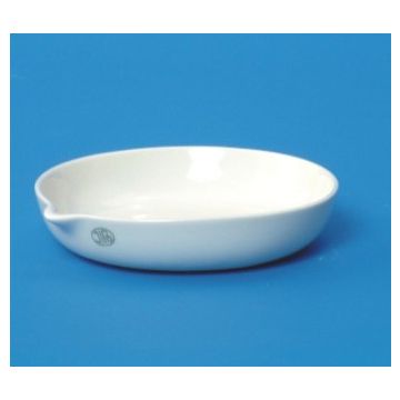 Parownice porcelanowe niskie, płaskodenne