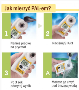 Kieszonkowy refraktometr cyfrowy PAL-22S