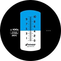 Refraktometr lunetkowy Master S10a do chlorku sodu (NaCl)