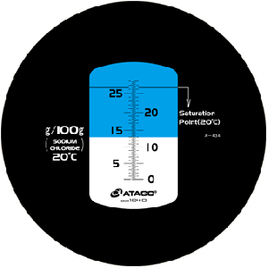 Refraktometr lunetkowy Master S28a do chlorku sodu (NaCl)